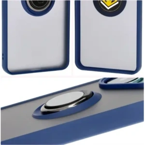 Hurtownia GSM - Bizon Case Hybrid Gyűrű Xiaomi Poco F6 füstös navy kék kerettel - BIZ6185 - {ean13} - Hurt