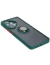 Hurtownia GSM - Bizon Case Hybrid Ring Xiaomi Poco F6 rauchig mit einem dunkelgrünen Rahmen - BIZ6186 - {ean13} - Hurt
