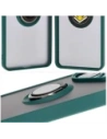 Hurtownia GSM - Bizon Case Hybrid Ring Xiaomi Poco F6 rauchig mit einem dunkelgrünen Rahmen - BIZ6186 - {ean13} - Hurt