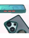 Hurtownia GSM - Bizon Case Hybrid Ring Xiaomi Poco F6 rauchig mit einem dunkelgrünen Rahmen - BIZ6186 - {ean13} - Hurt