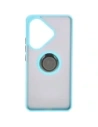 Hurtownia GSM - Bizon Case Hybrid Ring Xiaomi Poco F6 füstös, világoskék kerettel - BIZ6188 - {ean13} - Hurt