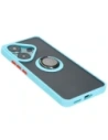 Hurtownia GSM - Bizon Case Hybrid Ring Xiaomi Poco F6 füstös, világoskék kerettel - BIZ6188 - {ean13} - Hurt