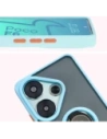 Hurtownia GSM - Bizon Case Hybrid Ring Xiaomi Poco F6 füstös, világoskék kerettel - BIZ6188 - {ean13} - Hurt