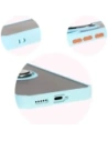 Hurtownia GSM - Bizon Case Hybrid Ring Xiaomi Poco F6 füstös, világoskék kerettel - BIZ6188 - {ean13} - Hurt