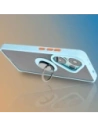 Hurtownia GSM - Bizon Case Hybrid Ring Xiaomi Poco F6 füstös, világoskék kerettel - BIZ6188 - {ean13} - Hurt
