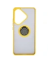 Hurtownia GSM - Bizon Case Hybrid Ring Xiaomi Poco F6 smoky cu un cadru galben - BIZ6189 - {ean13} - Hurt