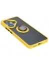 Hurtownia GSM - Bizon Case Hybrid Ring Xiaomi Poco F6 smoky cu un cadru galben - BIZ6189 - {ean13} - Hurt