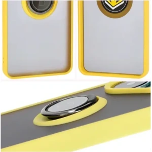 Hurtownia GSM - Bizon Case Hybrid Ring Xiaomi Poco F6 füstös sárga kerettel - BIZ6189 - {ean13} - Hurt