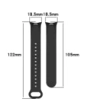 Hurtownia GSM - Bizon Strap Watch Silicone Xiaomi Smart Band 9 / 9 NFC / 8 negru - BIZ6190 - {ean13} - Hurt