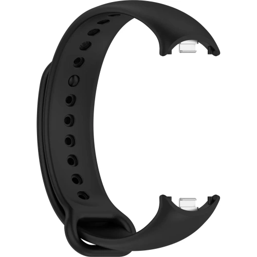 Silikonowy pasek Bizon Strap Watch Silicone do Xiaomi Smart Band 9 / 9 NFC / 8 czarny