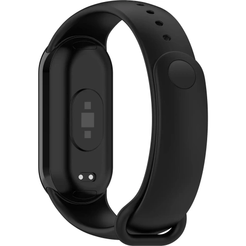 Silikonowy pasek Bizon Strap Watch Silicone do Xiaomi Smart Band 9 / 9 NFC / 8 czarny