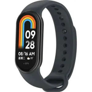 Hurtownia GSM - Ceas cu curea din silicon Bizon Xiaomi Smart Band 9 / 9 NFC / 8 gri închis - BIZ6192 - {ean13} - Hurt