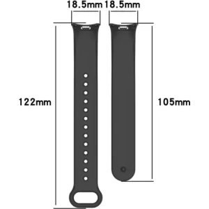 Hurtownia GSM - Ceas cu curea din silicon Bizon Xiaomi Smart Band 9 / 9 NFC / 8 gri închis - BIZ6192 - {ean13} - Hurt