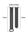 Hurtownia GSM - Ceas cu curea din silicon Bizon Xiaomi Smart Band 9 / 9 NFC / 8 gri închis - BIZ6192 - {ean13} - Hurt