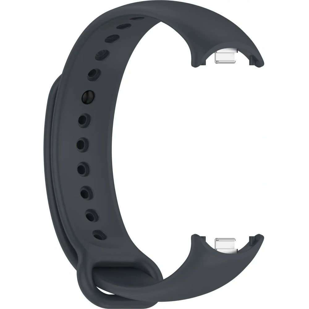 Hurtownia GSM - Ceas cu curea din silicon Bizon Xiaomi Smart Band 9 / 9 NFC / 8 gri închis - BIZ6192 - {ean13} - Hurt