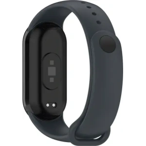 Hurtownia GSM - Ceas cu curea din silicon Bizon Xiaomi Smart Band 9 / 9 NFC / 8 gri închis - BIZ6192 - {ean13} - Hurt