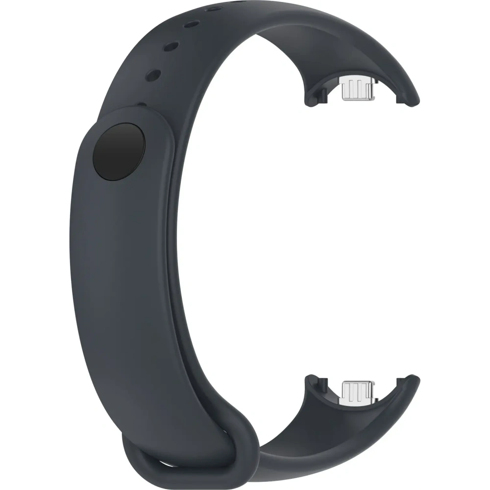 Hurtownia GSM - Ceas cu curea din silicon Bizon Xiaomi Smart Band 9 / 9 NFC / 8 gri închis - BIZ6192 - {ean13} - Hurt