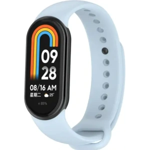 Hurtownia GSM - Ceas cu curea din silicon Bizon Xiaomi Smart Band 9 / 9 NFC / 8 albastru deschis - BIZ6193 - {ean13} - Hurt