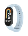 Ceas cu curea din silicon Bizon Xiaomi Smart Band 9 / 9 NFC / 8 albastru deschis