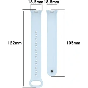 Hurtownia GSM - Bizon Strap Watch Silicone Xiaomi Smart Band 9 / 9 NFC / 8 hellblau - BIZ6193 - {ean13} - Hurt