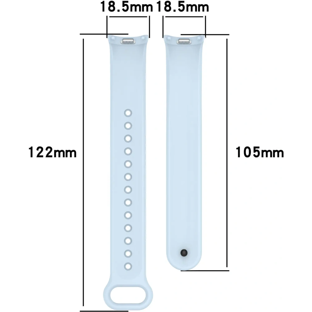 Hurtownia GSM - Silikonový pásek Bizon Strap Watch Silicone do Xiaomi Smart Band 9 / 9 NFC / 8 jasně modrý - BIZ6193 - {ean13} - Hurt