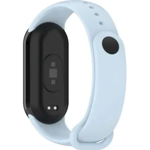 Hurtownia GSM - Ceas cu curea din silicon Bizon Xiaomi Smart Band 9 / 9 NFC / 8 albastru deschis - BIZ6193 - {ean13} - Hurt