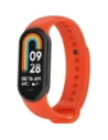 Bizon szíj óra szilikon Xiaomi Okos Karkötő 9 / 9 NFC / 8 narancssárga