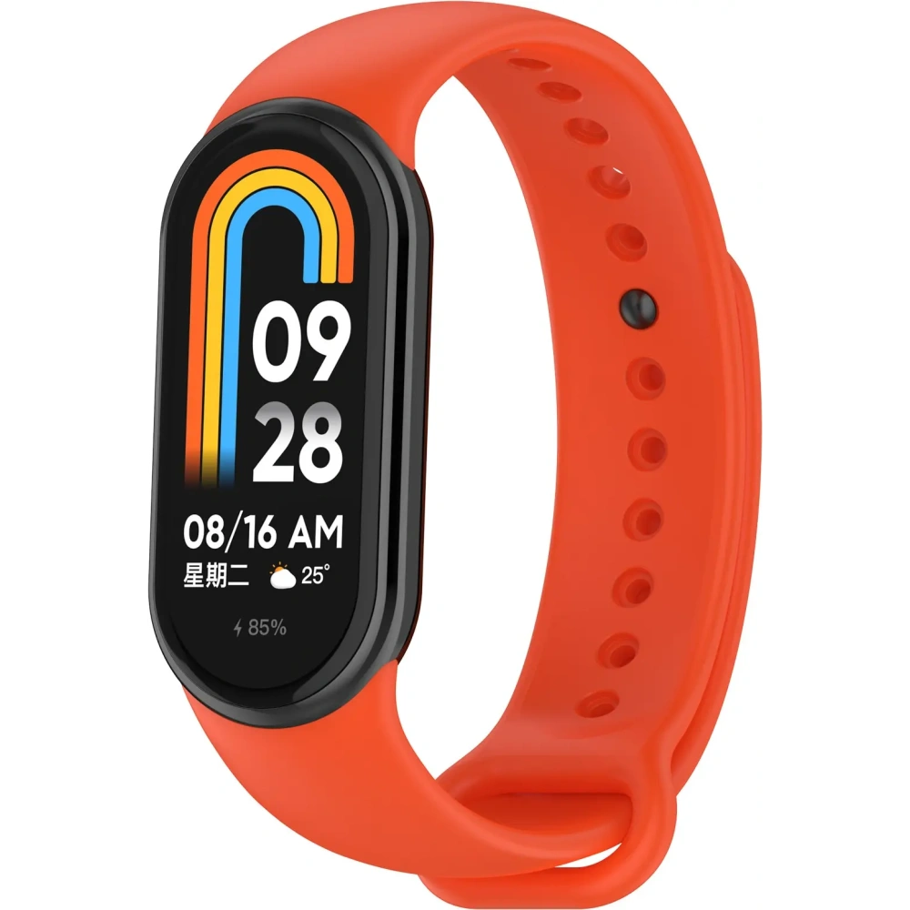 Hurtownia GSM - Bizon szíj óra szilikon Xiaomi Okos Karkötő 9 / 9 NFC / 8 narancssárga - BIZ6194 - {ean13} - Hurt