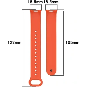 Hurtownia GSM - Bizon Strap Watch Silicone Xiaomi Smart Band 9 / 9 NFC / 8 portocalie - BIZ6194 - {ean13} - Hurt