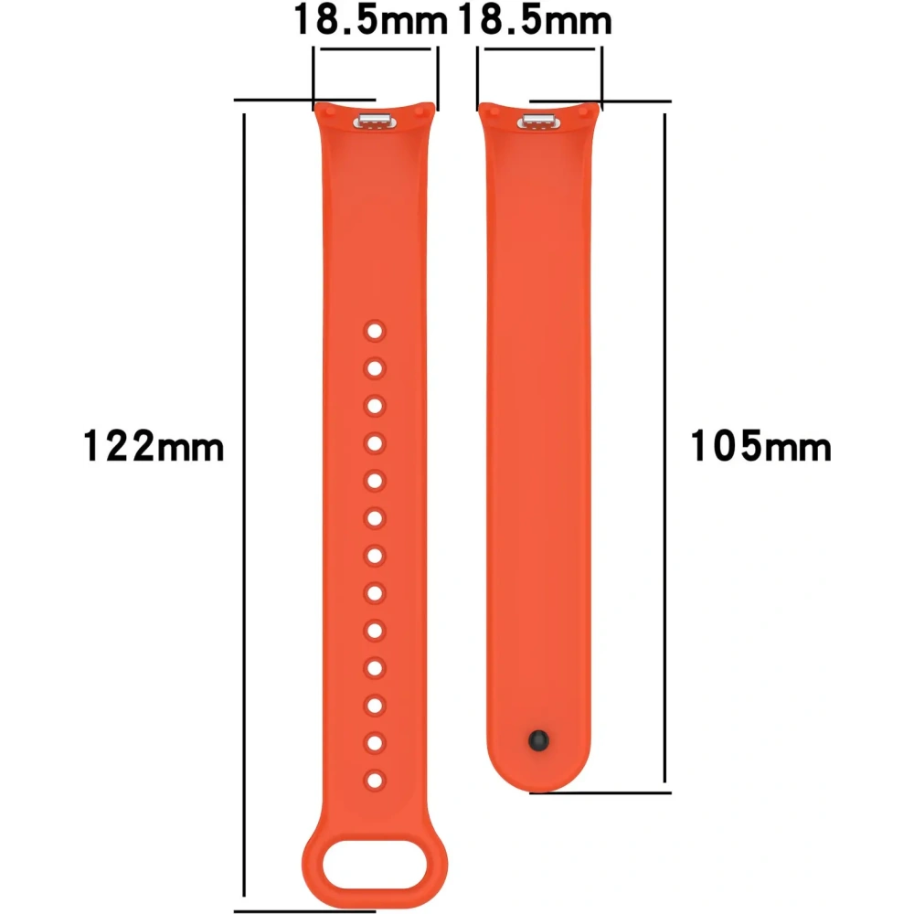 Hurtownia GSM - Silikonový pásek Bizon Strap Watch Silicone do Xiaomi Smart Band 9 / 9 NFC / 8 oranžový - BIZ6194 - {ean13} - Hurt