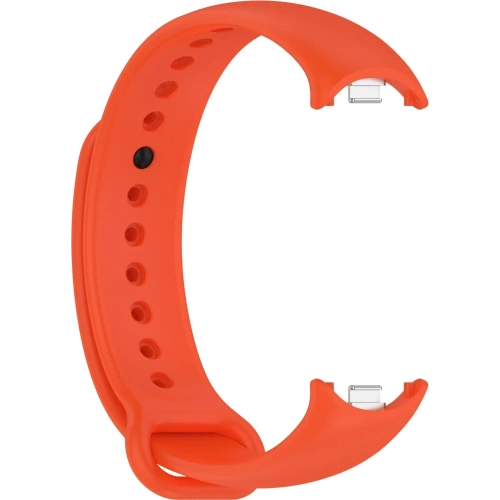 Silikonowy pasek Bizon Strap Watch Silicone do Xiaomi Smart Band 9 / 9 NFC / 8 pomarańczowy
