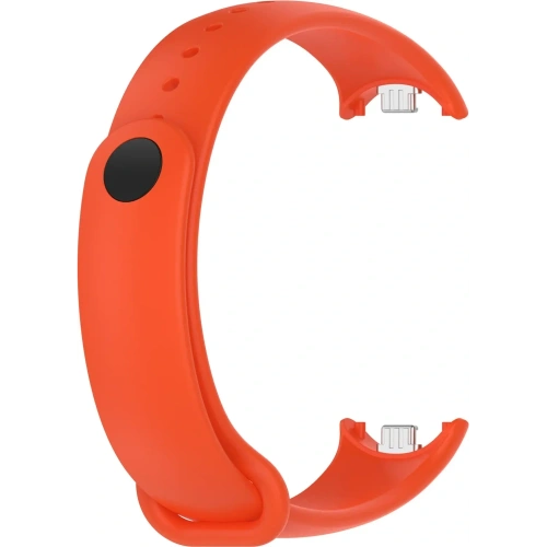 Silikonowy pasek Bizon Strap Watch Silicone do Xiaomi Smart Band 9 / 9 NFC / 8 pomarańczowy