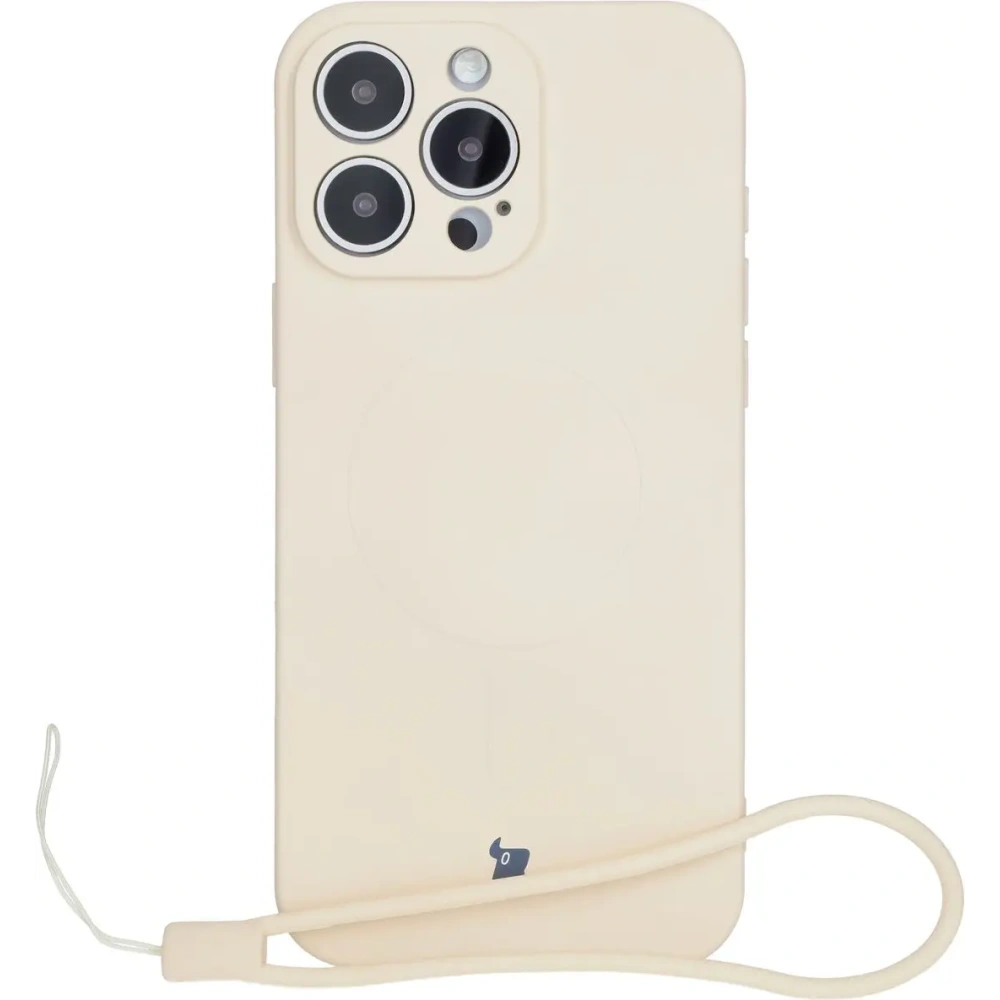 Hurtownia GSM - Bizon Case Silikon Magnetic Apple iPhone 16 Pro Max beige - BIZ6195 - {ean13} - Hurt