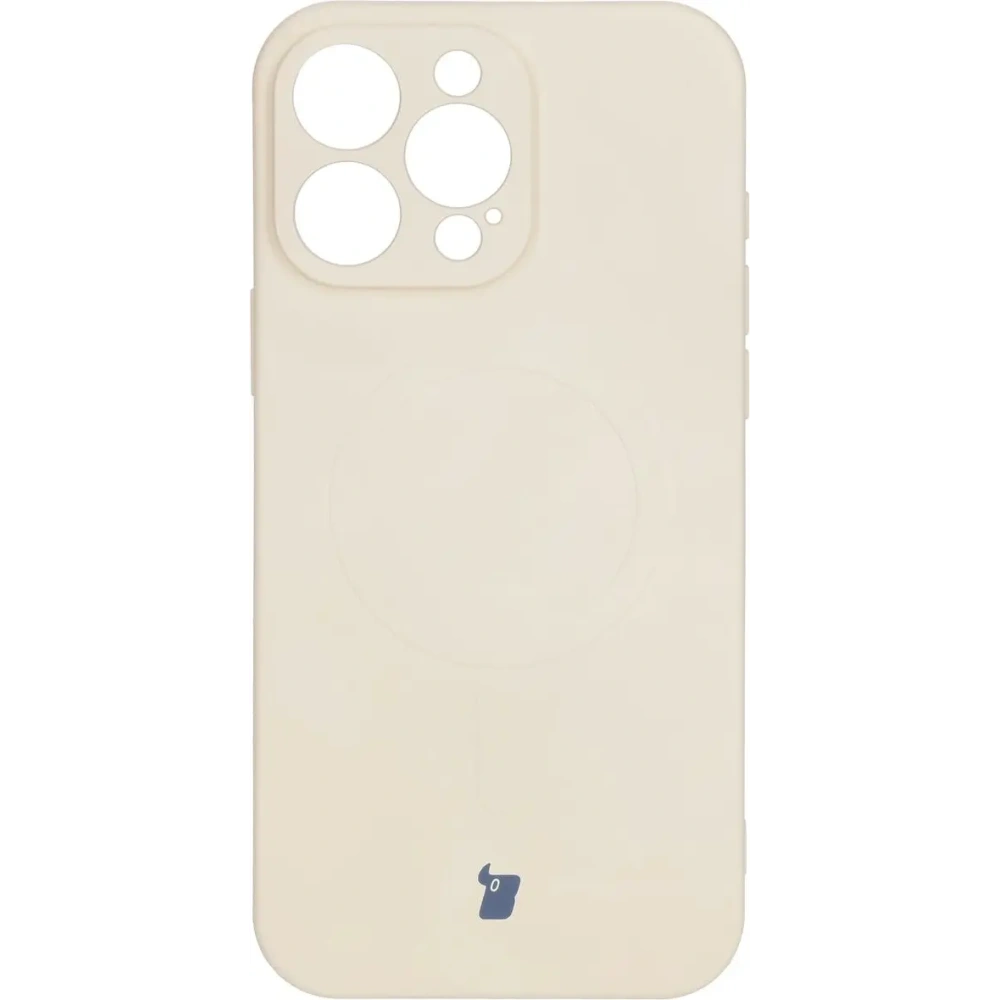 Hurtownia GSM - Bizon Case Silikon Magnetic Apple iPhone 16 Pro Max beige - BIZ6195 - {ean13} - Hurt