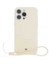 Bizon Case Silicone Magnetic Apple iPhone 16 Pro bej