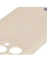 Hurtownia GSM - Silikonowe etui z pierścieniem magnetycznym Bizon Case Silicone Magnetic do Apple iPhone 16 Pro beżowe - BIZ6196 - {ean13} - Hurt
