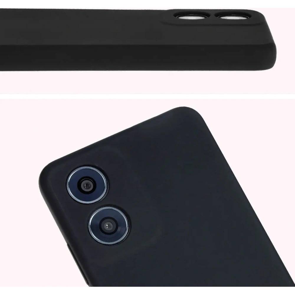 Hurtownia GSM - Silikonowe etui Bizon Soft Case do Motorola Moto G04 czarne - BIZ6199 - {ean13} - Hurt