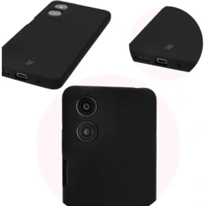 Hurtownia GSM - Bizon puha tok Motorola Moto G04 fekete - BIZ6199 - {ean13} - Hurt
