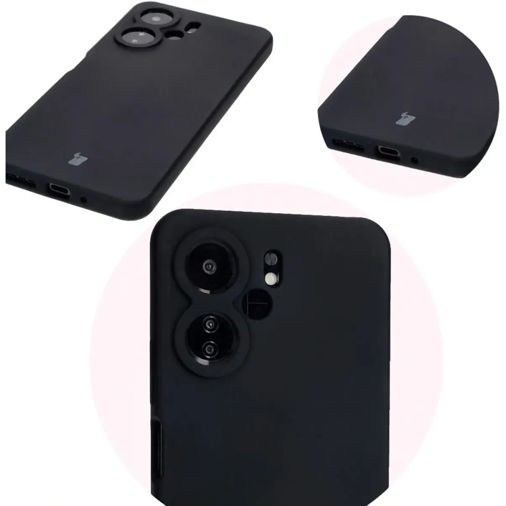 Hurtownia GSM - Bizon Soft Case Xiaomi Redmi 13C 4G / Xiaomi Redmi 13C 5G / Xiaomi Poco C65 fekete - BIZ6200 - {ean13} - Hurt