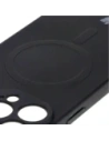 Hurtownia GSM - Silikonové pouzdro s magnetickým kroužkem Bizon Case Silicone Magnetic pro Apple iPhone 16 Pro Max černé - BIZ6201 - {ean13} - Hurt