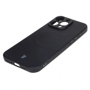 Hurtownia GSM - Silikonový obal s magnetickým kroužkem Bizon Case Silicone Magnetic pro Apple iPhone 16 Pro černý - BIZ6202 - {ean13} - Hurt
