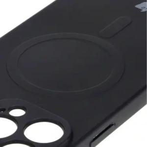 Hurtownia GSM - Silikonový obal s magnetickým kroužkem Bizon Case Silicone Magnetic pro Apple iPhone 16 Pro černý - BIZ6202 - {ean13} - Hurt