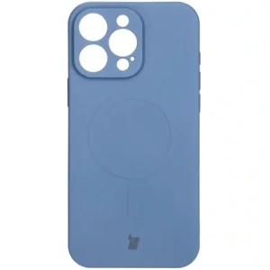 Hurtownia GSM - Bizon Case Silicone Magnetic Apple iPhone 16 Pro Max albastru închis - BIZ6205 - {ean13} - Hurt
