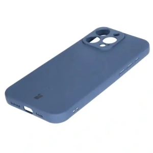 Hurtownia GSM - Silikonové pouzdro s magnetickým kroužkem Bizon Case Silicone Magnetic pro Apple iPhone 16 Pro tmavě modré - BIZ6206 - {ean13} - Hurt