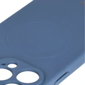 Hurtownia GSM - Silikonové pouzdro s magnetickým kroužkem Bizon Case Silicone Magnetic pro Apple iPhone 16 Pro tmavě modré - BIZ6206 - {ean13} - Hurt