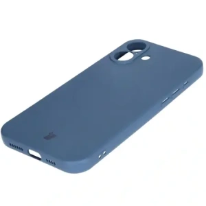 Hurtownia GSM - Silikonové pouzdro s magnetickým kroužkem Bizon Case Silicone Magnetic pro Apple iPhone 16 Plus tmavě modré - BIZ6208 - {ean13} - Hurt