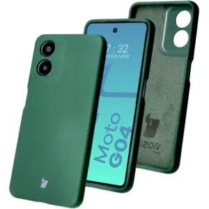 Hurtownia GSM - Bizon Soft Case Motorola Moto G04 verde închis - BIZ6209 - {ean13} - Hurt
