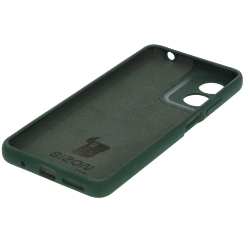 Silikonowe etui Bizon Soft Case do Motorola Moto G04 ciemnozielone