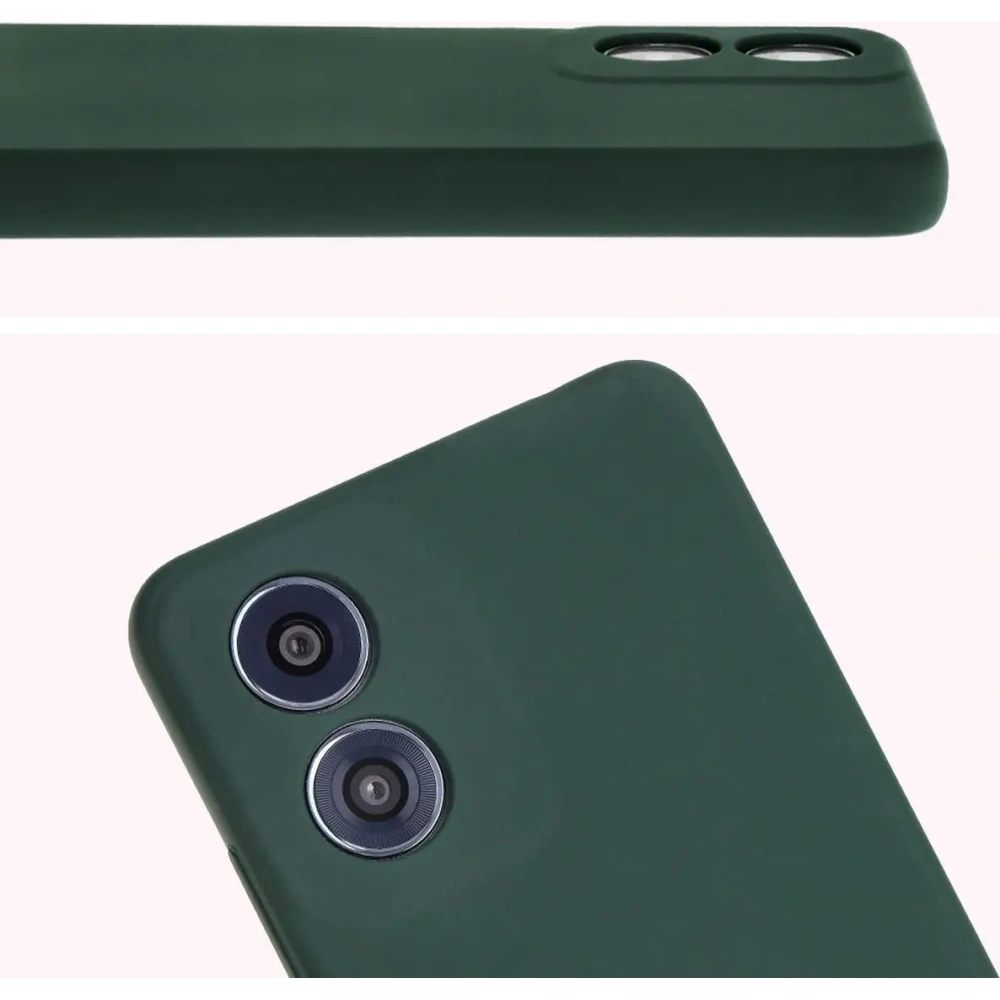 Hurtownia GSM - Silikonowe etui Bizon Soft Case do Motorola Moto G04 ciemnozielone - BIZ6209 - {ean13} - Hurt