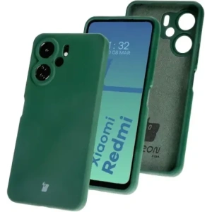 Hurtownia GSM - Bizon Soft Case Xiaomi Redmi 13C 4G / Xiaomi Redmi 13C 5G / Xiaomi Poco C65 dunkelgrün - BIZ6210 - {ean13} - Hurt